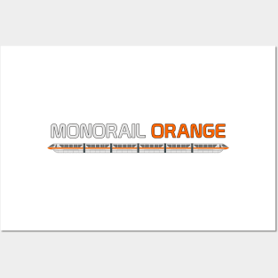 Monorail Orange Posters and Art